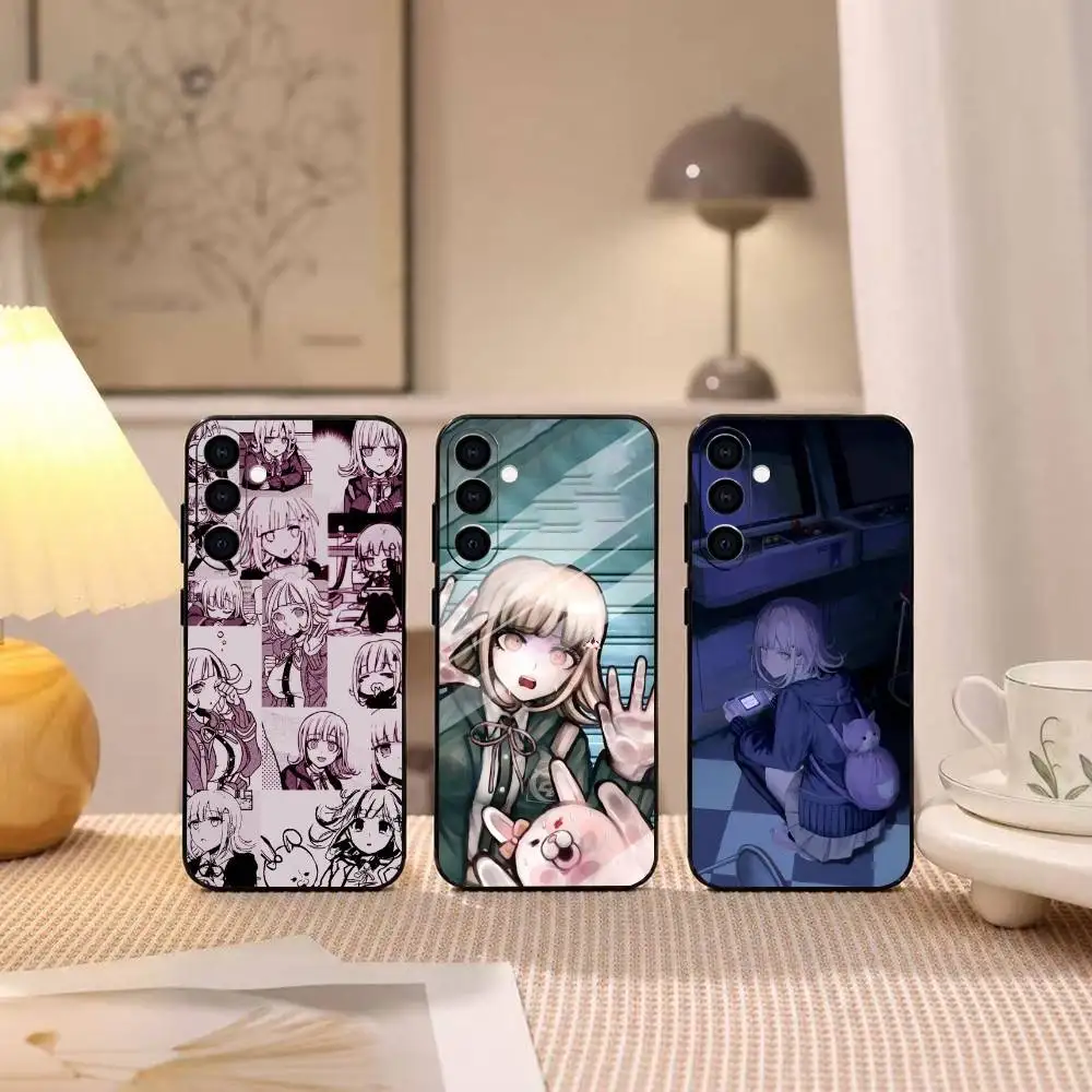 Фото Чехол для телефона Danganronpa Chiaki Nanami для Samsung Galaxy A73, A72, A71, A70, A53, A52, A51, другие модели, мягкий черный чехол №1