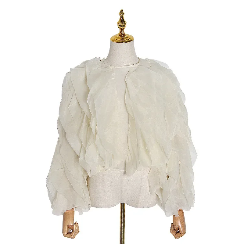 Европейская и американская модная женская рубашка 2025 новый дизайн однотонная с