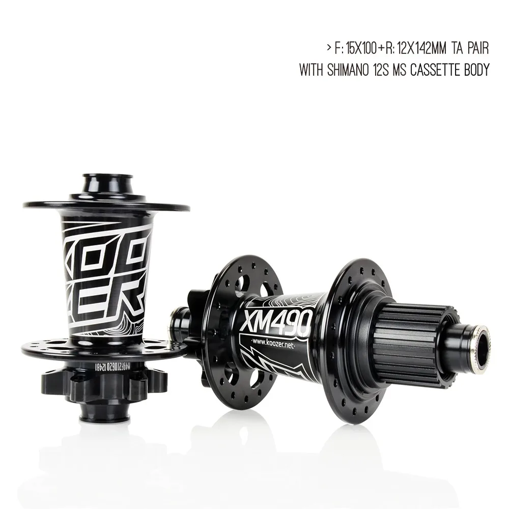 Велосипедные втулки Koozer XM490 Micro Spline 12 Скоростей искусственные кубики 6 отверстий