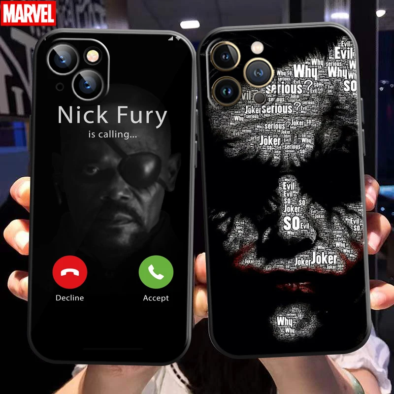 

Marvel Avengers For Apple iPhone 13 12 11 Pro Mini X XR XS Max SE 5 6 6S 7 8 Plus Phone Case Back Silicone Cover Carcasa