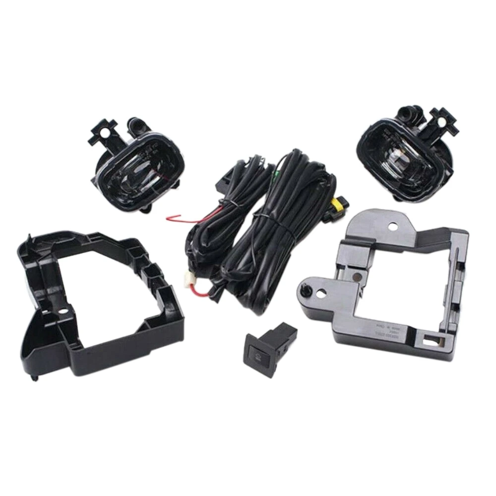 

2Pcs Car Front Bumper Left Right Fog Lights Assembly Foglight with LED Bulb for Nissan X-Trail Rouge 2021 2022
