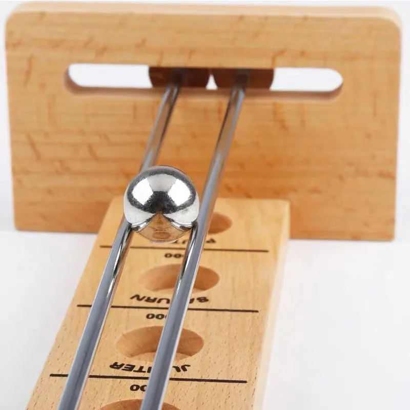 Деревянная игра Стрельба по луне большой баланс настольный мяч координация рук и