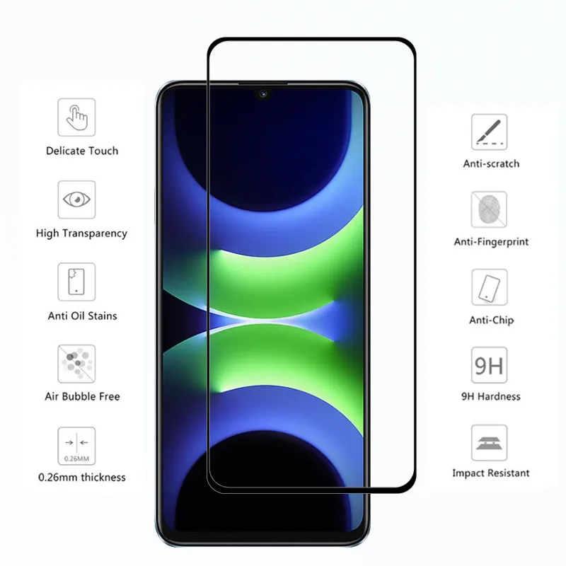Фото Обновленное полное покрытие для Huawei Nova Y72S Nova Y63 закаленное стекло 9H 6,75 дюйма с защитой от царапин Nova Y72S Y63 мягкая пленка для объектива камеры №3