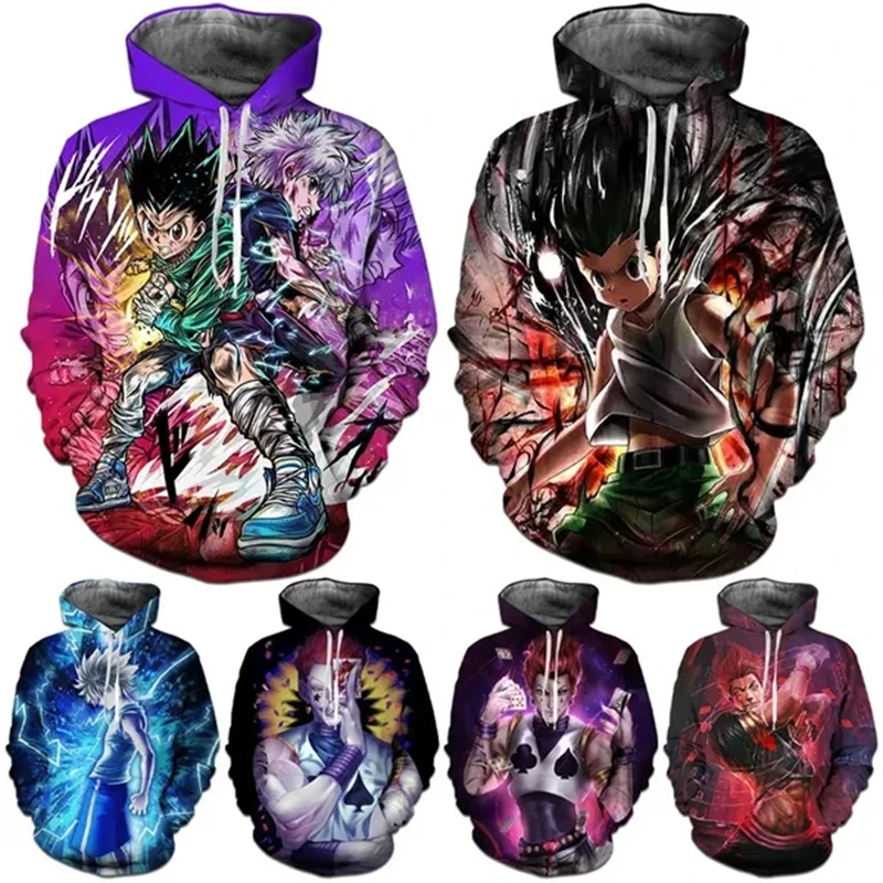 

Anime Hunter X Hunter Fashion 3D Printed Hoodies Men's Women Chilren Casual Long Sleeve Hooded Sweatshirt Cool Pullover Hoodie