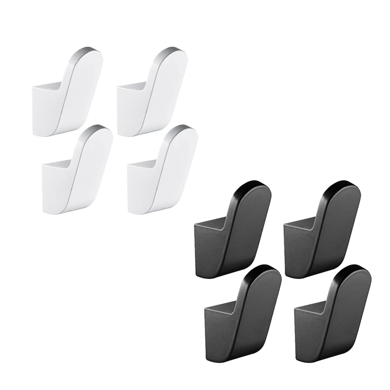 

4 Pcs Bathroom Towel Hooks,Coat/Robe Clothes Hooks,Single Wall Hook For Bedroom,Kitchen,Restroom,Bathroom,Hotel
