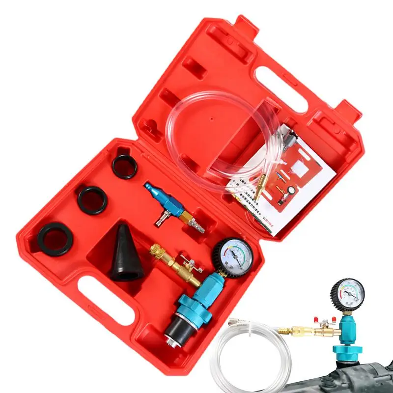 

Вакуумный комплект для заправки охлаждающей жидкости, вакуумный инструмент для заправки охлаждающей жидкости, комплект для очистки системы охлаждения, 7 шт., автомобильный антифриз, сменный наполнитель для внедорожника, грузовика