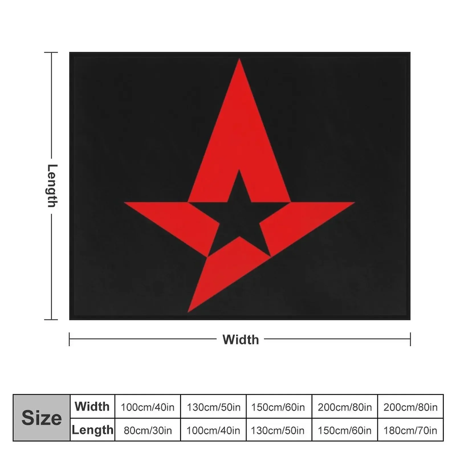 Плед с логотипом Astralis esports диван-кровать одиночные одеяла