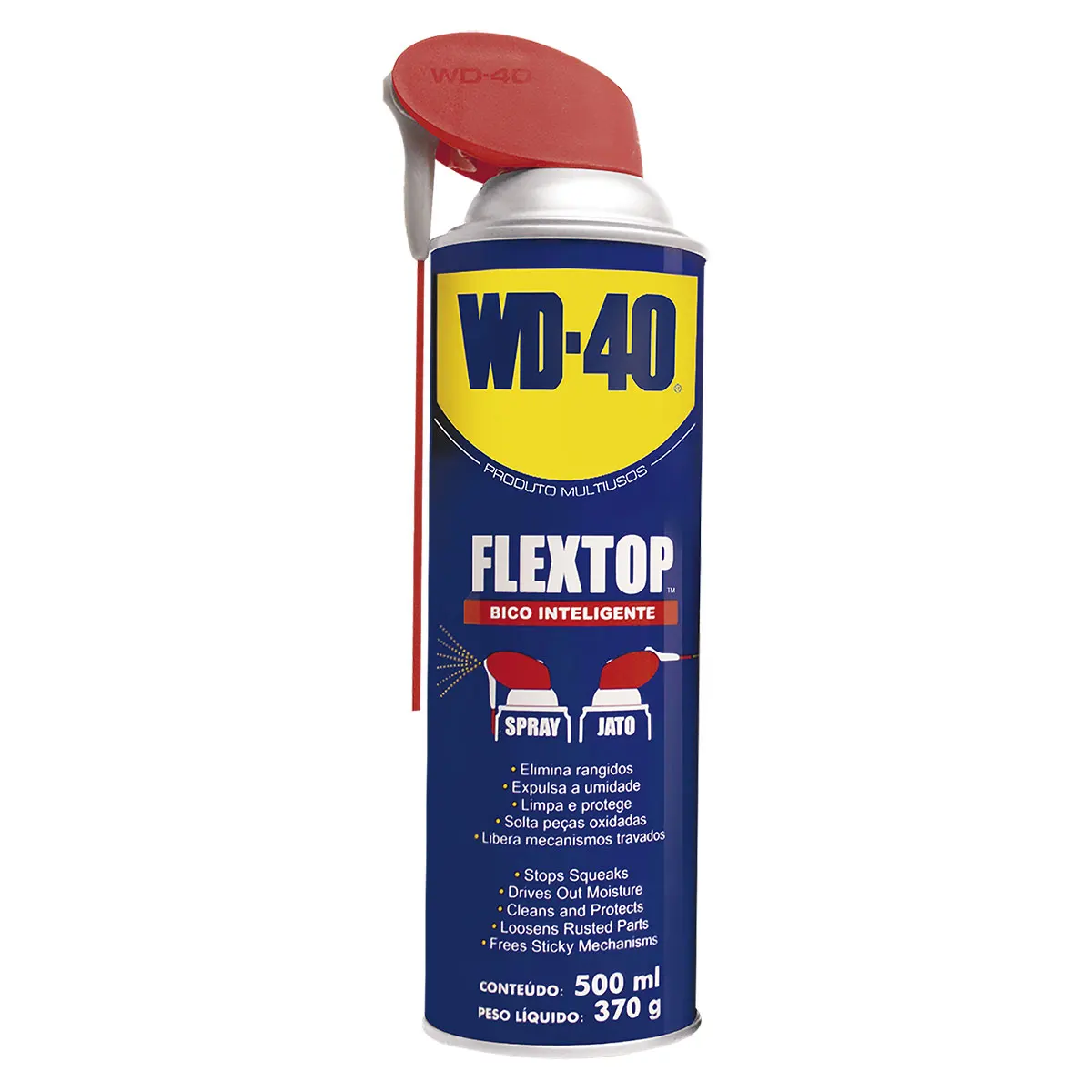 

LUBRYING/DEENGINING OIL WD40 FLEX TOP 500ML 370G
