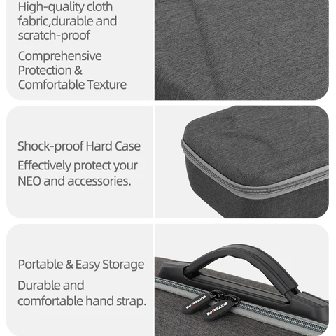Для DJI NEO водонепроницаемый чехол для очков N3 сумка для хранения автономная защита уличный чехол аксессуары для чемодана противоударная ручка