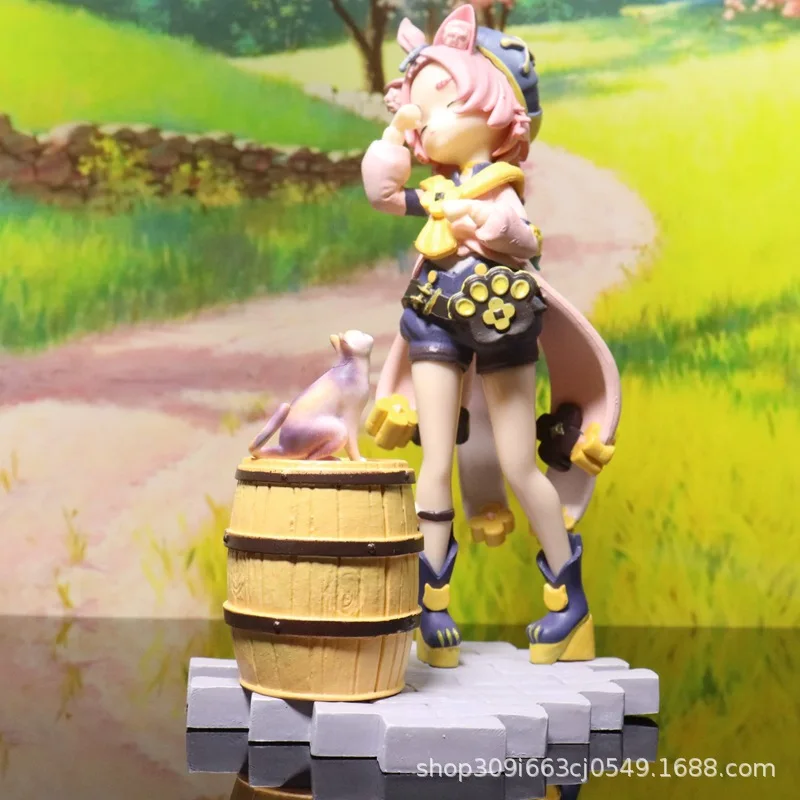 

18CM Genshin Impact Diona Katzlein Figure Anime Genshin Impact Paimon Klee Keqing Qiqi Action Figure Diona Figurine Model Doll