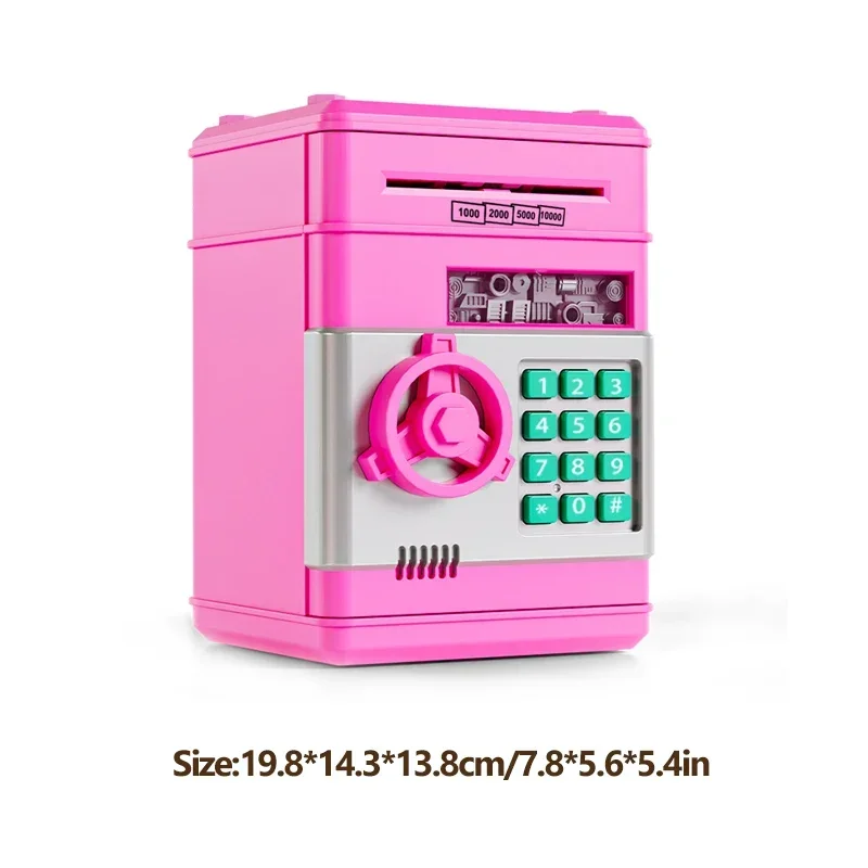 Электронная Копилка автоматическая цифровая копилка с паролем для детей монет