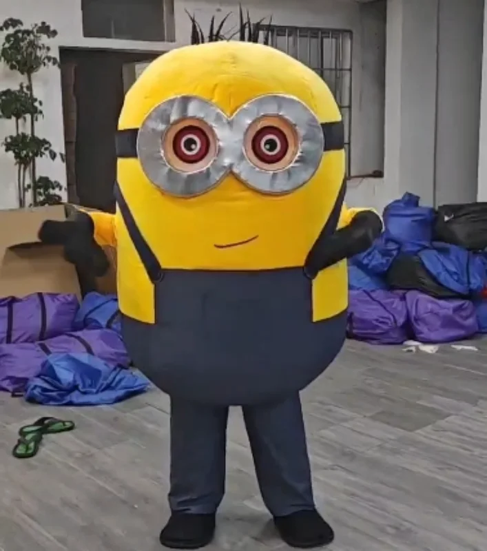 MINISO Дисней надувной одноглазый желтый банан костюм талисмана персонаж