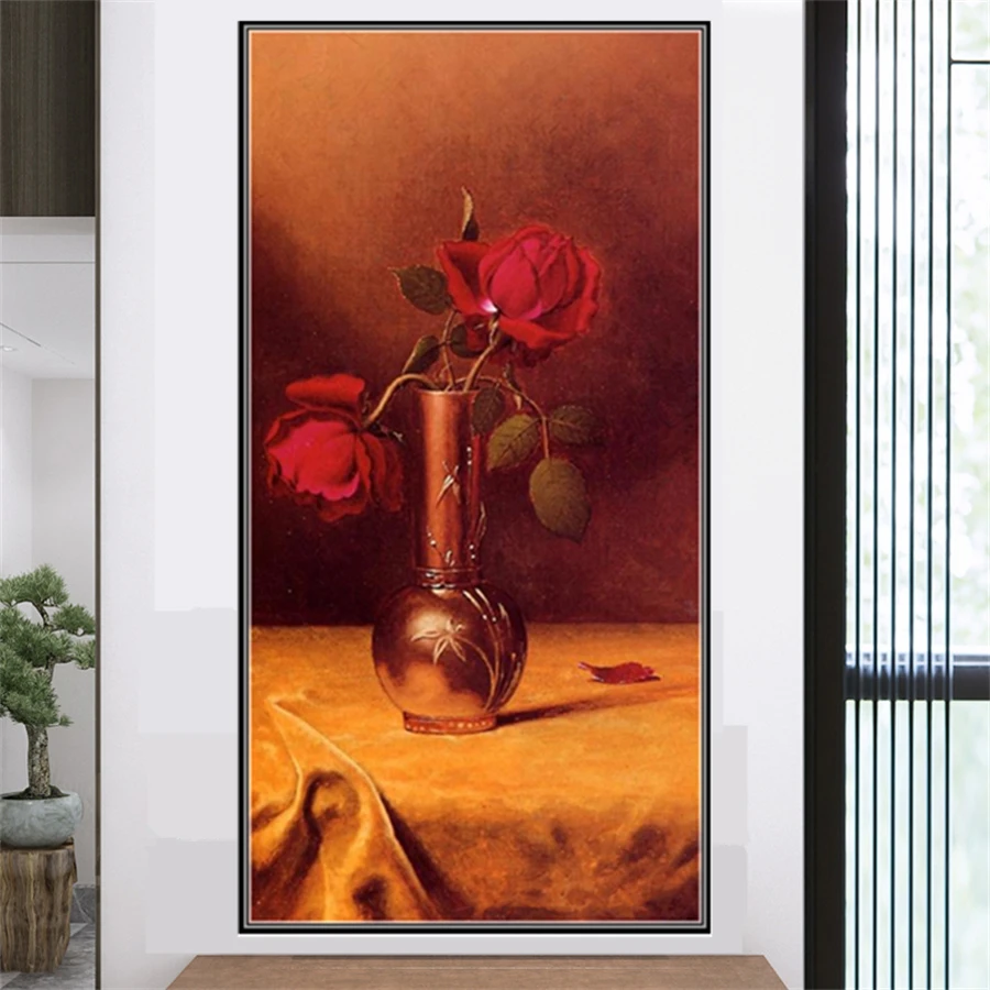 

DIY 5D Diamond Painting Flower Series Kit Full Drill Square Round Embroidery Mosaic Art Picture Of Rhinestones Home Decor Gifts