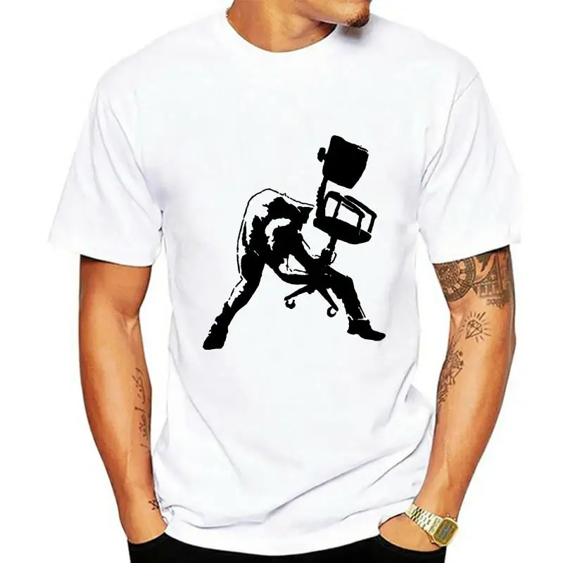 

Banksy T Shirt Office Chair Clash Joe Strummer T-Shirt Small to XXL