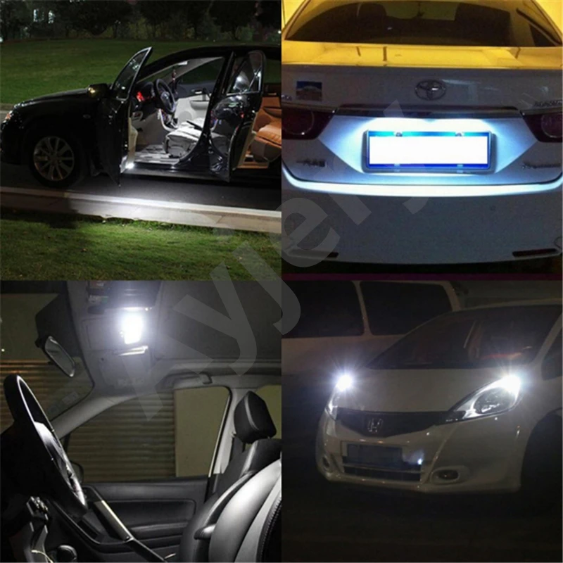 AYJERY 100 шт. DC 24 В T11 T4W BA9S W6W 5050 5 SMD стандартная лампа для автомобиля грузовика чтения