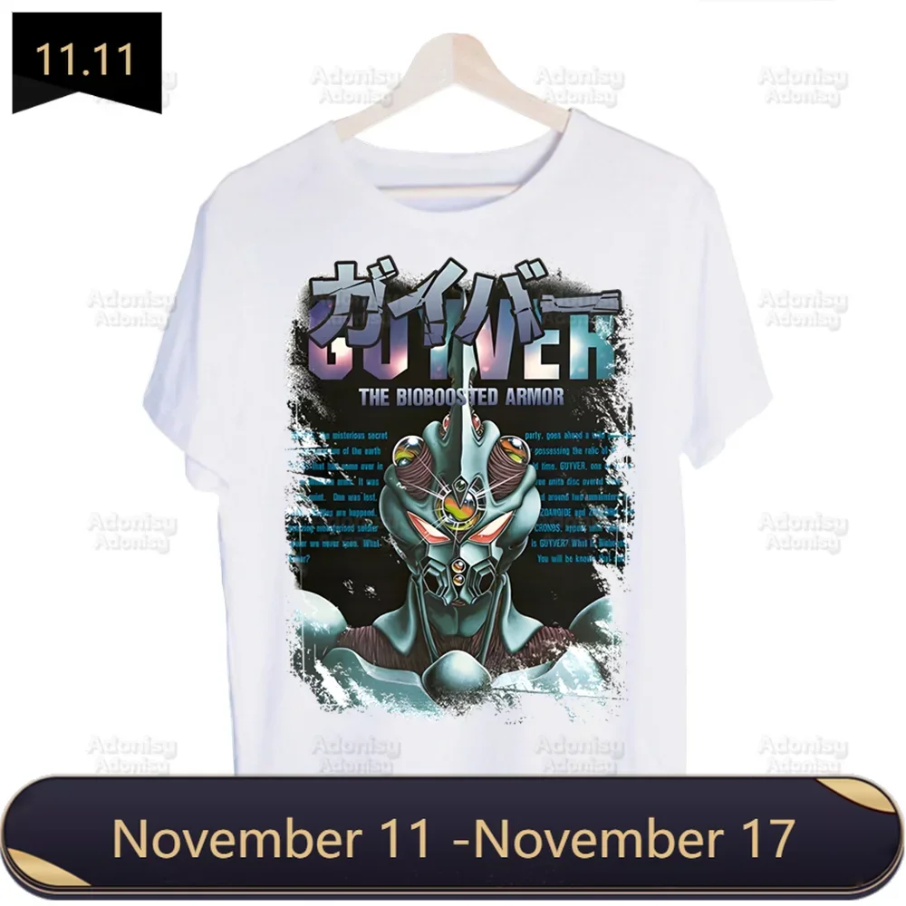 

Guyver Bio Booster Armor Manga Anime Harajuku Men's Tshirt Printed Unisex Short Sleeve T Shirt Casual T-shirt Male Tops