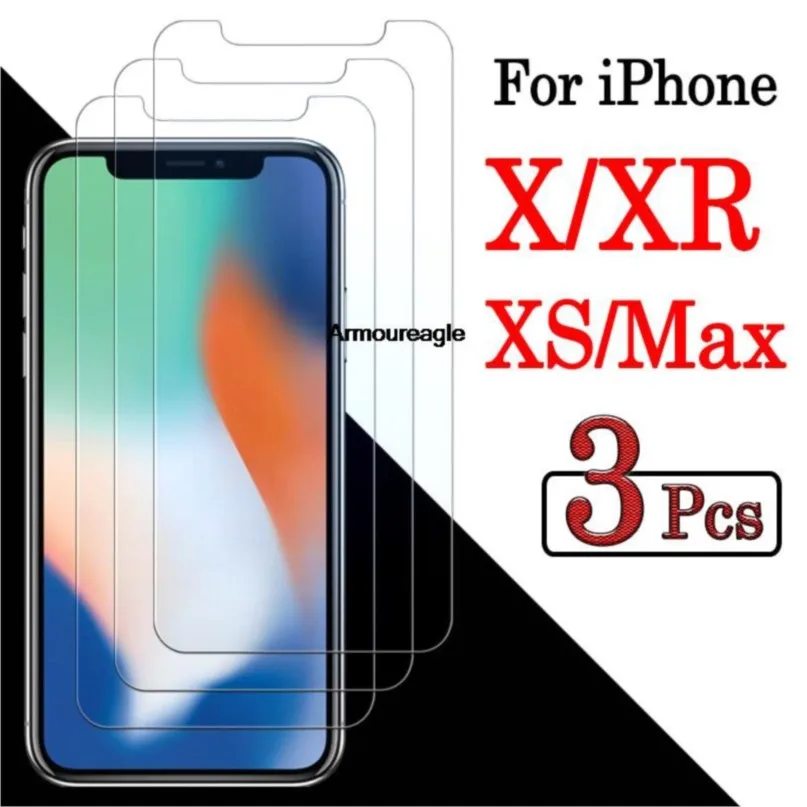 Закаленное стекло для безопасности iphone x xs защитная пленка экрана max xr ip 10r