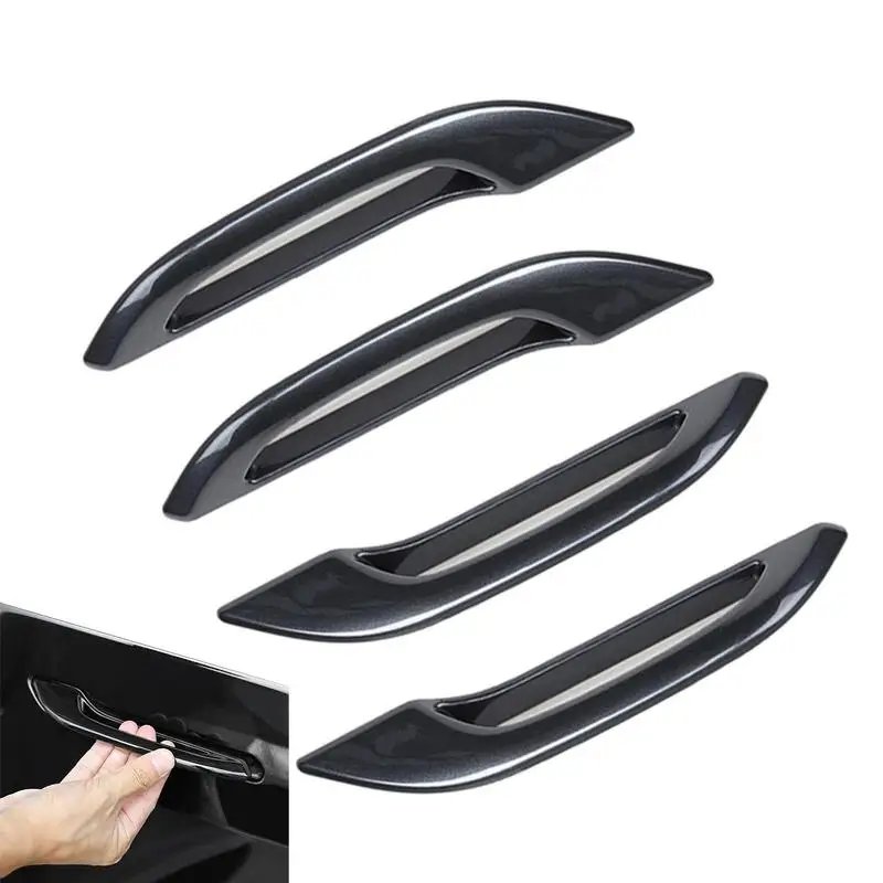 

Легкая обмотка на дверную ручку автомобиля, пластиковые автомобильные наклейки, украшение, автомобильные защитные аксессуары для Tesla Model 3 Y 2021