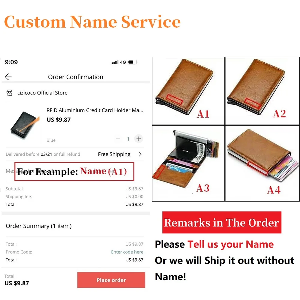 free laser lettering men credit card holders business id card case fashion automatic rfid card holder aluminium bank card wallet free global shipping