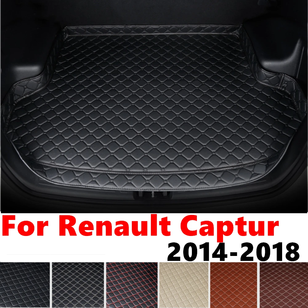 Коврик багажника для Renault Captur 2018 2017-2014 багажник Задняя подкладка груза внутренние