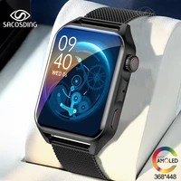 new fashion smart watch men amoled hd display dial custom answer call watches women sport waterproof smartwatch for xiaomi apple