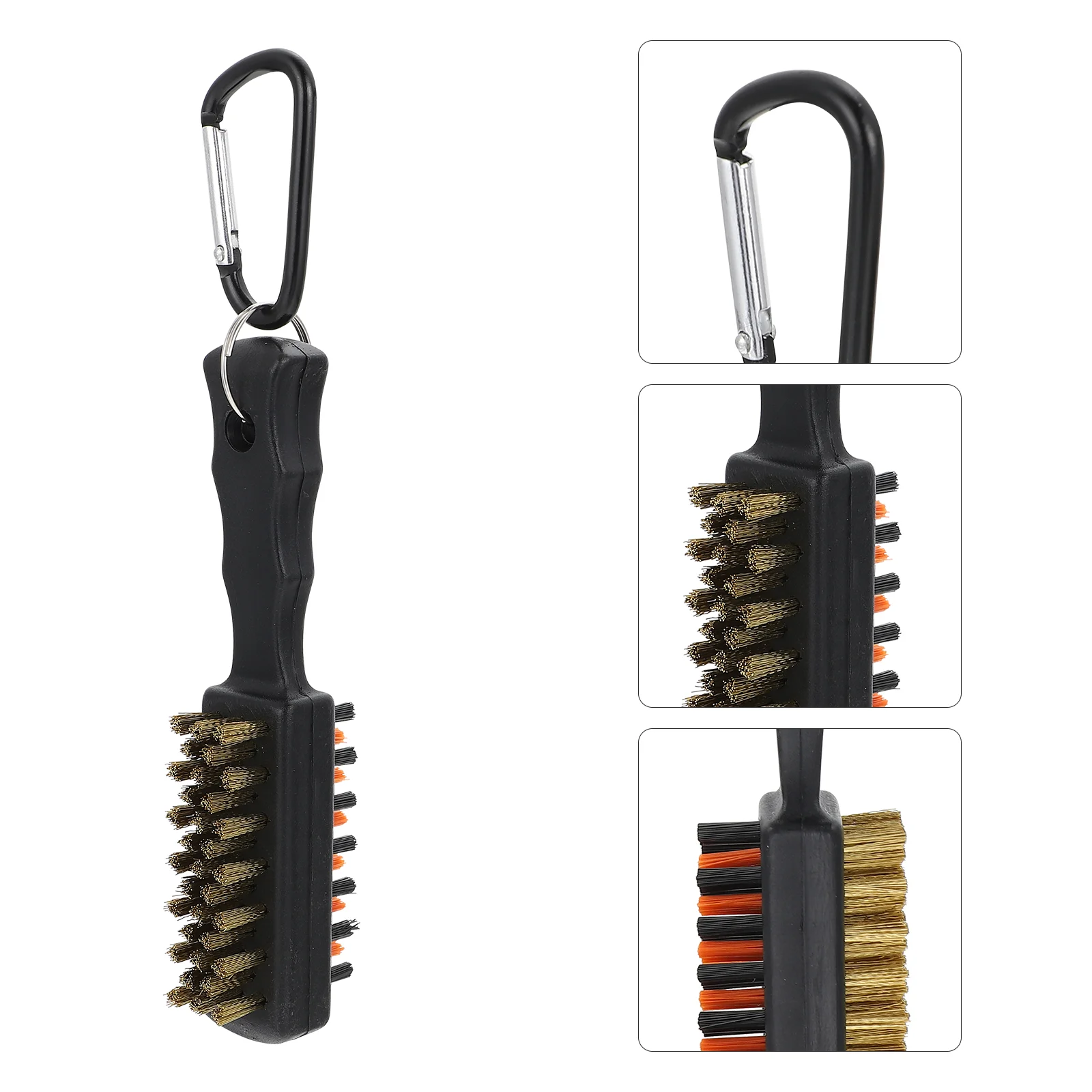 Golfs Cleaning Brush Golfs Club Cleaner Golfs Rod Brush Double-side Brush for Golfs