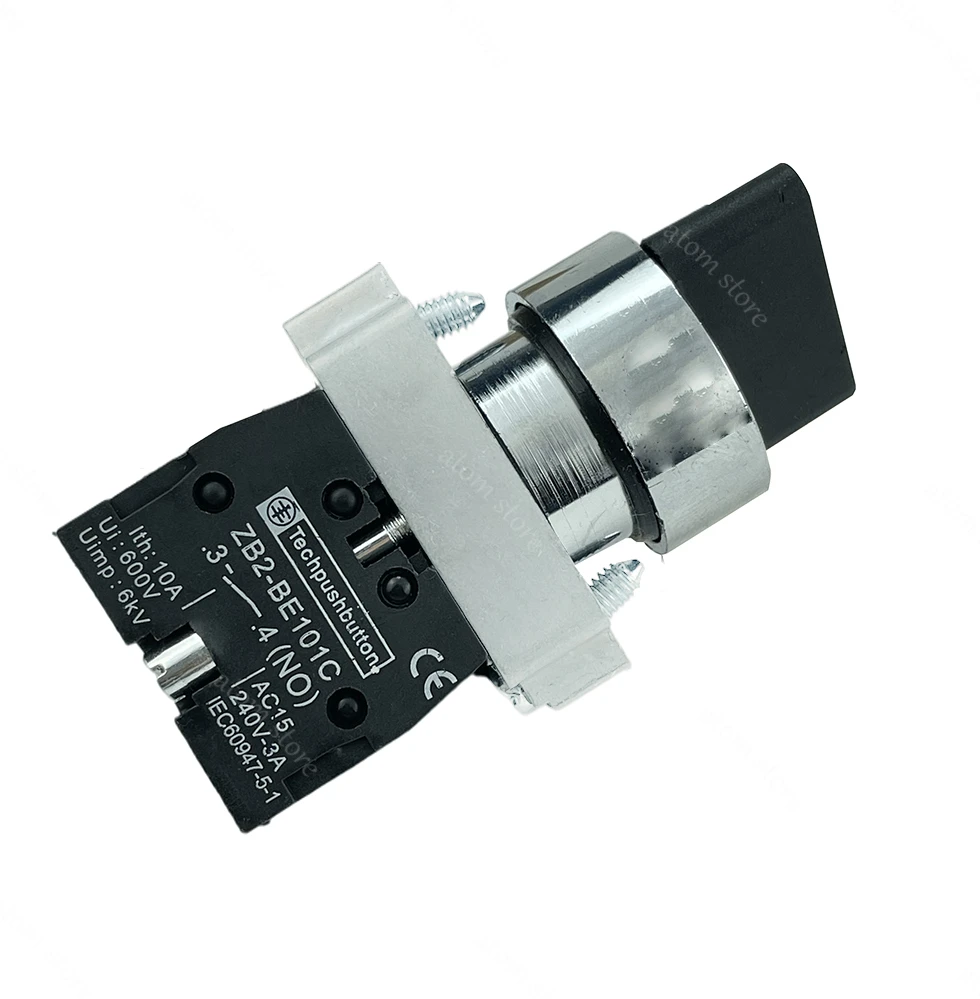 10 шт./лот XB2BD21 XB2BD23 XB2BD25XB2BD25 выключатель питания с короткой ручкой