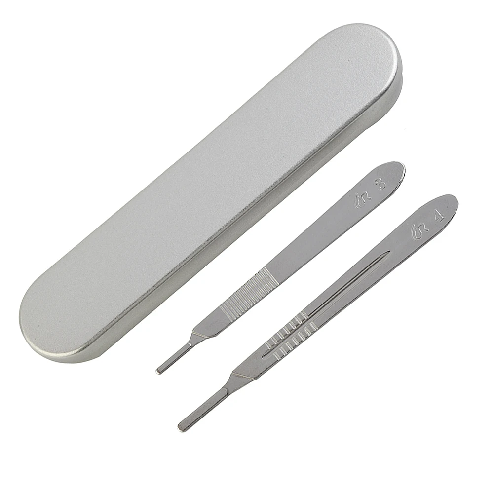 

23PC Scalpel Knife Carbon Steel Carving Blade 11# 23# Engraving Craft Knive Non-Slip Cutter Computer PCB Maintenance Manual Tool