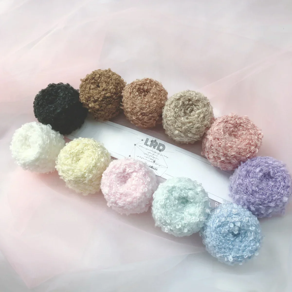 Шерстяная плюшевая пряжа для вязания 50г