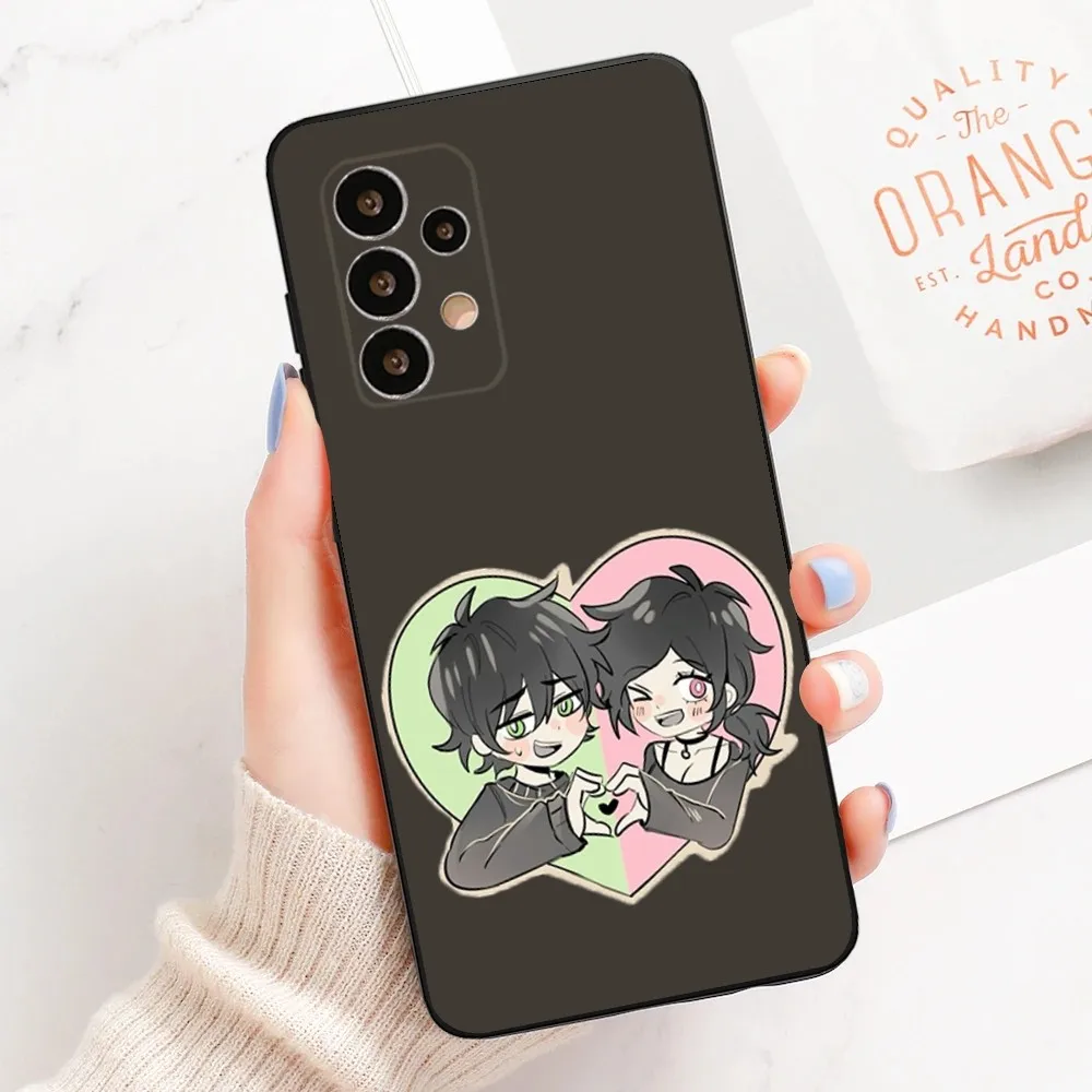 Чехол для телефона T-The Coffin A-Andy Leyley Game Samsung Galaxy A13 A21s A22 A31 A32 A52 A53 A71 A80 A91 мягкий черный