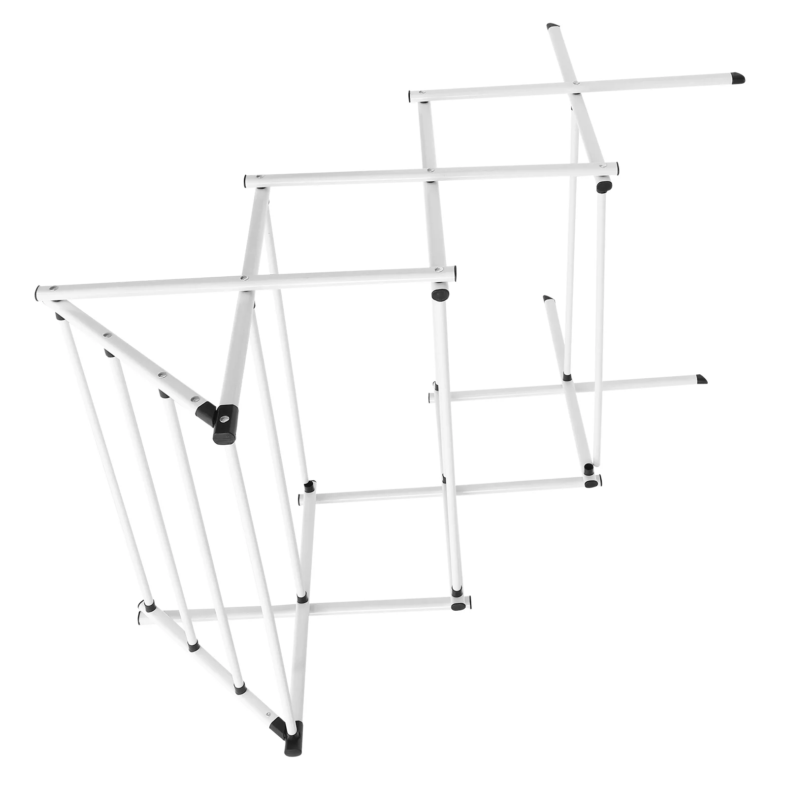 

Clothes Rack Bedroom Indoor Drying Collapsible Racks for Laundry Folding Hangers Dryer Hanging Iron White Coat