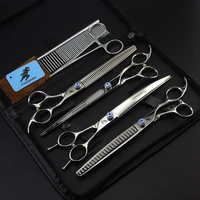 freelander 8 inch professional pets grooming scissors set for dog grooming shears