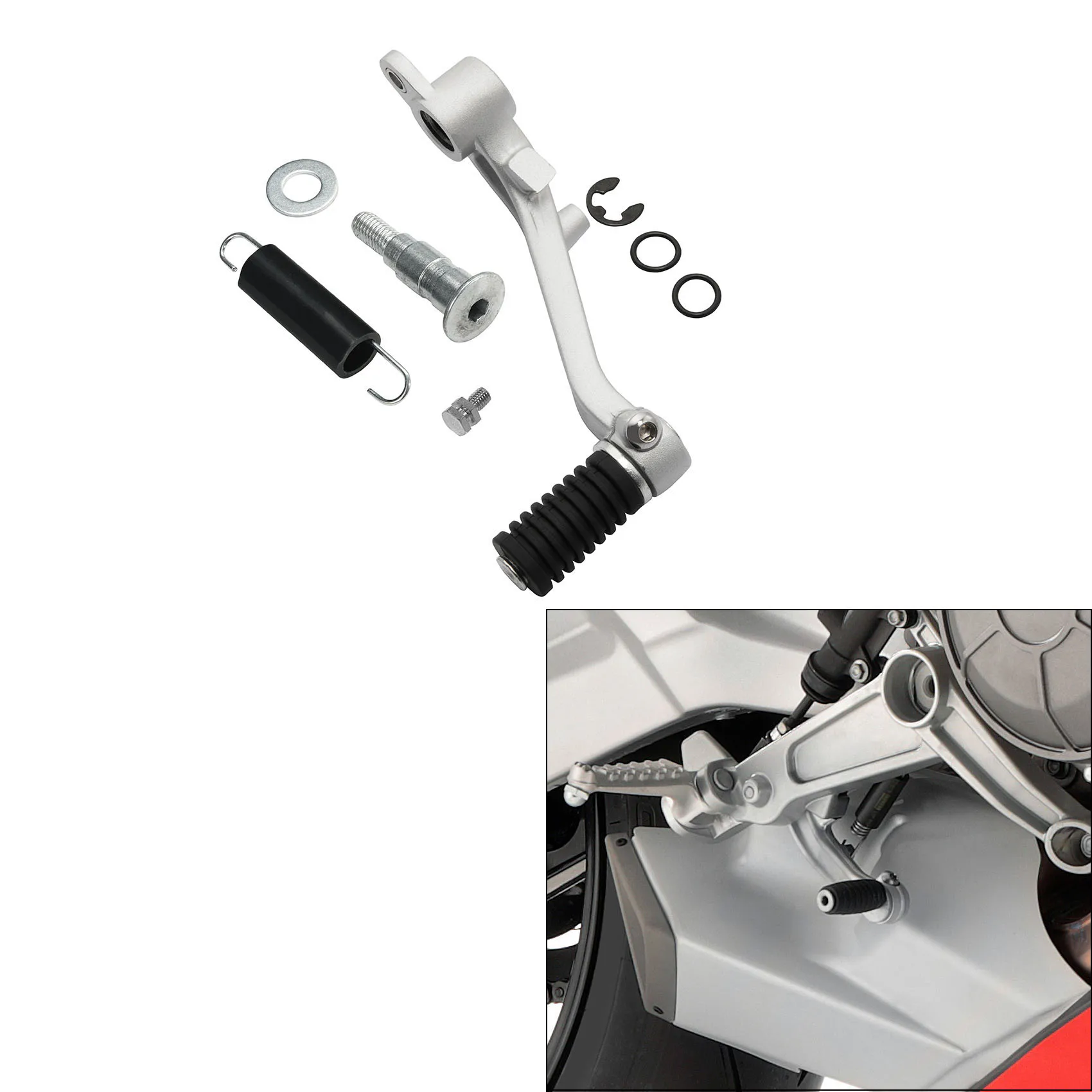 

Рычаг педали тормоза мотоцикла, подходит для Aprilia RS660 2021-2025 2024 21 22 23, алюминий