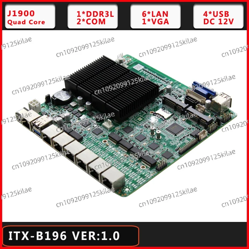 X86 6 LAN Soft Router Intel J1900 Pfsense Firewall Материнская плата для сервера 1U