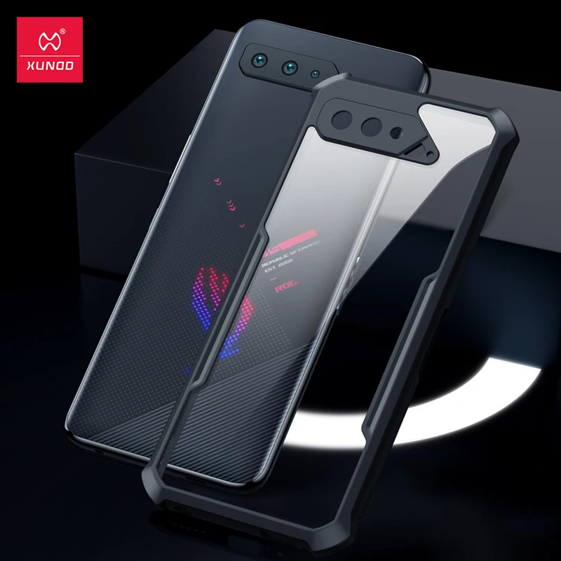 For Asus ROG Phone 5 6 Pro Case, Xundd Shockproof Case For Asus ROG Phone 5 5S 6 Pro Ultimate Case Transparent Clear Phone Cover