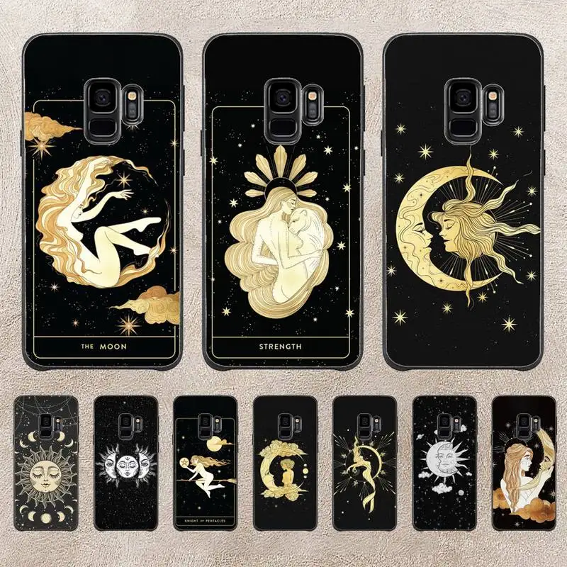 

Moon Tarot Mystery Phone Case For Samsung Galaxy J200 J2 Prime J2 Pro J6 2018 J250 J4 Plus J415 J5 Prime J7