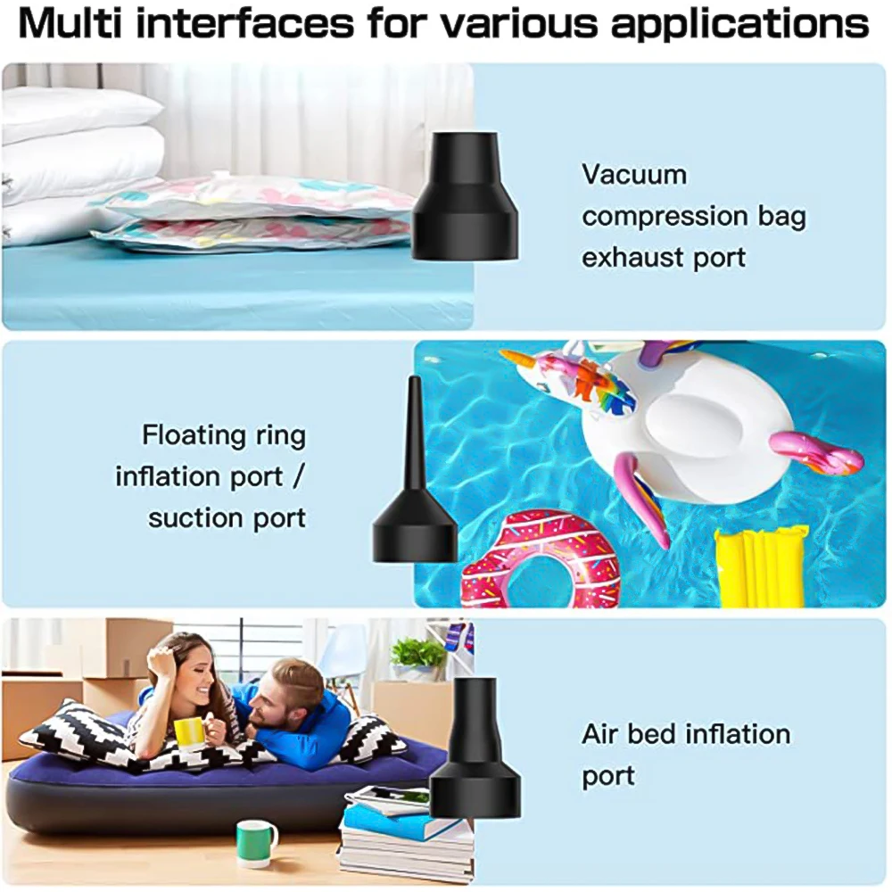 

2 in1 Wireless Air Duster Electric Vaccum Cleaner Handheld Compressed Electric Air Blower for PC Keyboard Sofa Air Conditioner