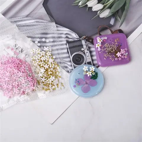 Акриловые цветы с бусинами для декорирования SEVENWELL