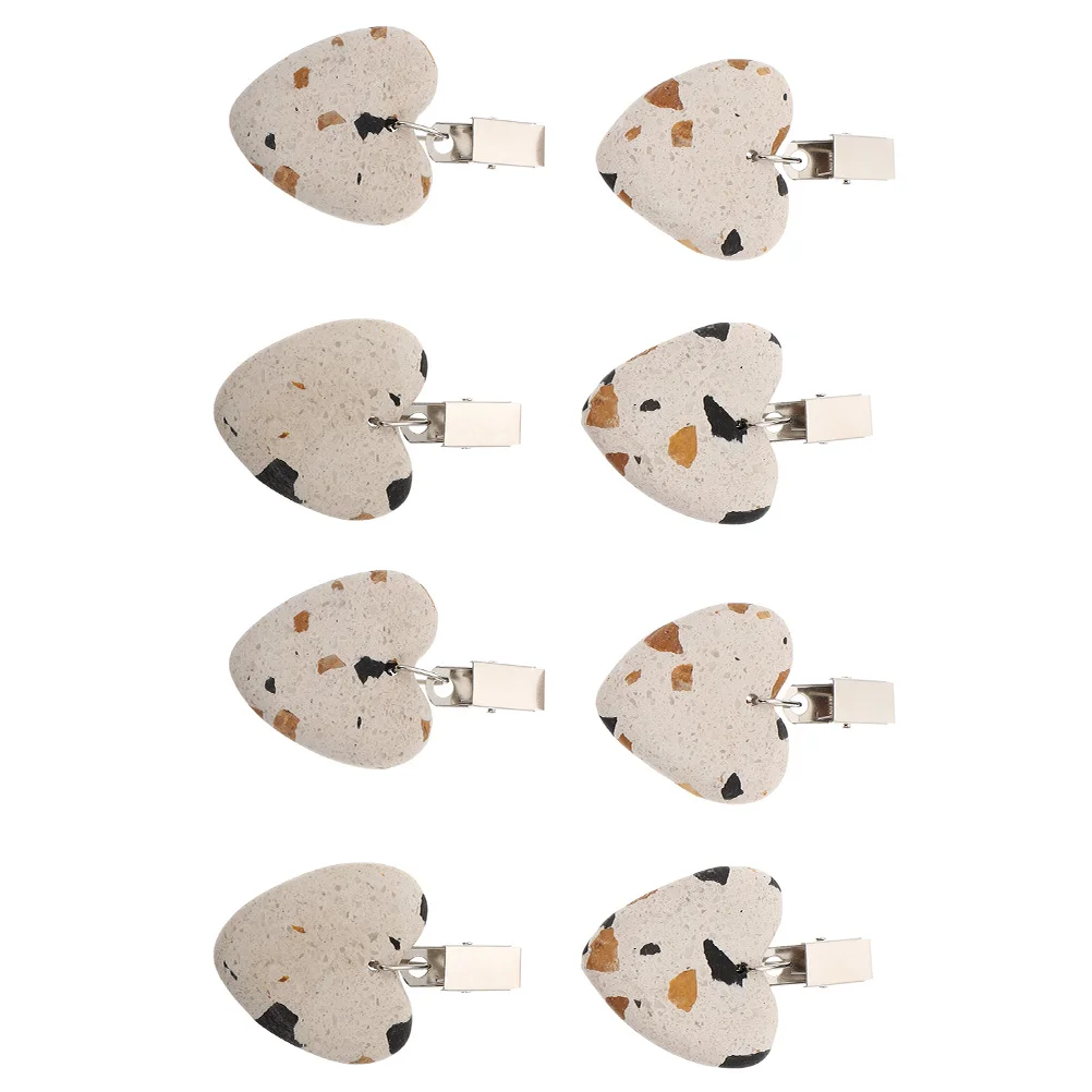 

Tablecloth Weights Table Heavy Clamps Duty Clips Cover Clip Weight Picnic Stone Creative Shape Heart Outdoor Hanger Pendant