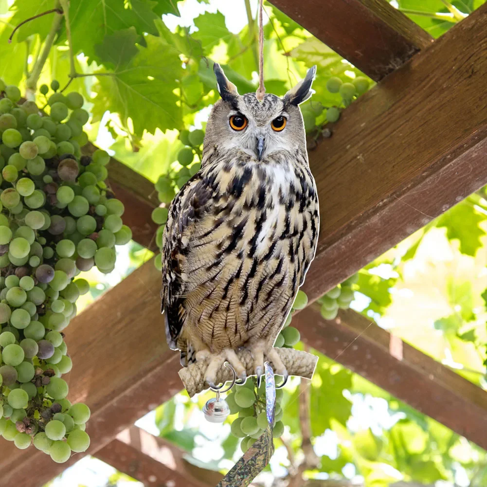 Отпугиватель птиц пасторальный кулон в виде совы Репеллент для сада и двора