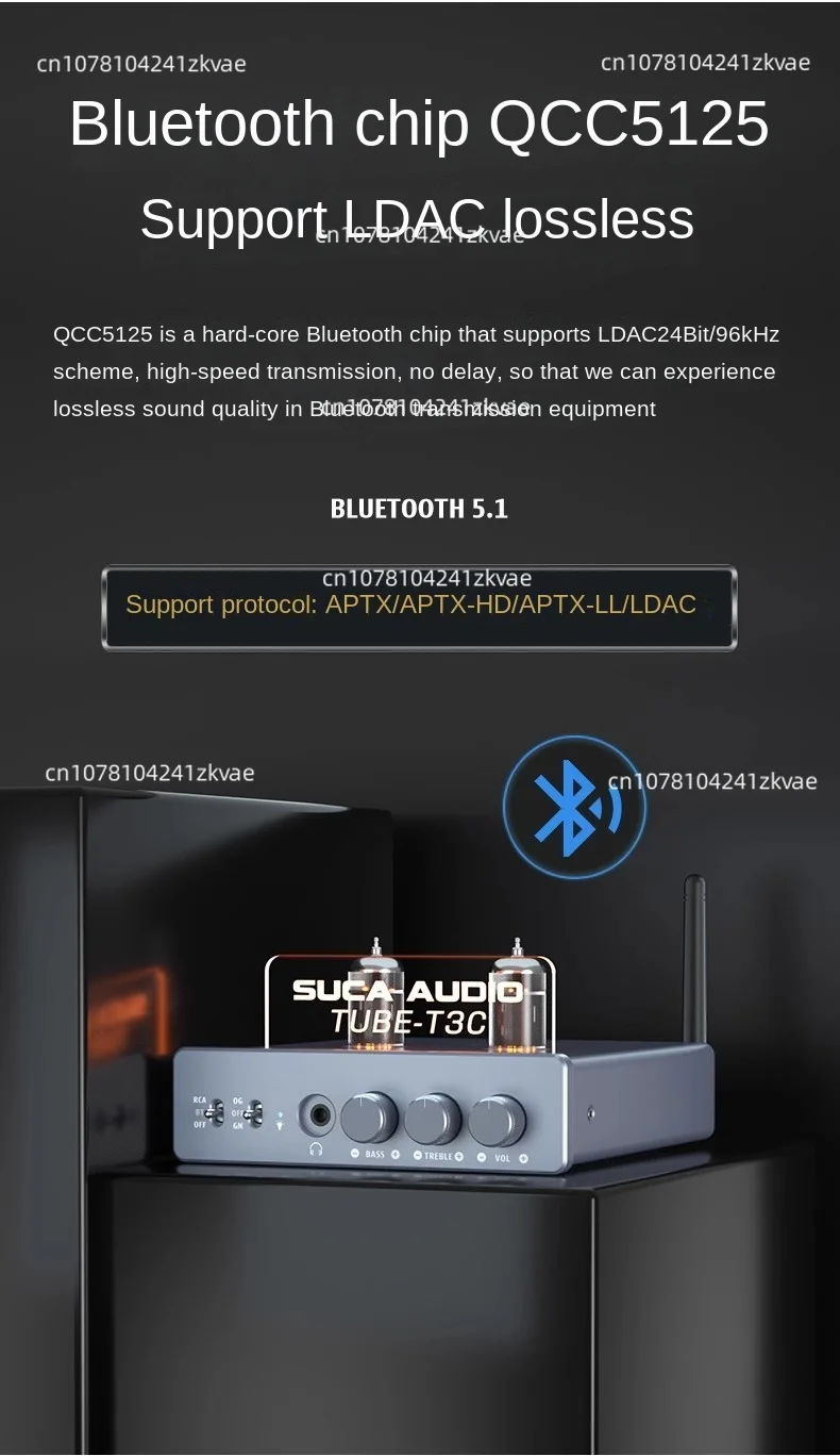 Усилитель мощности домашний аудиоусилитель с Bluetooth 5 1 Малый ушной усилитель