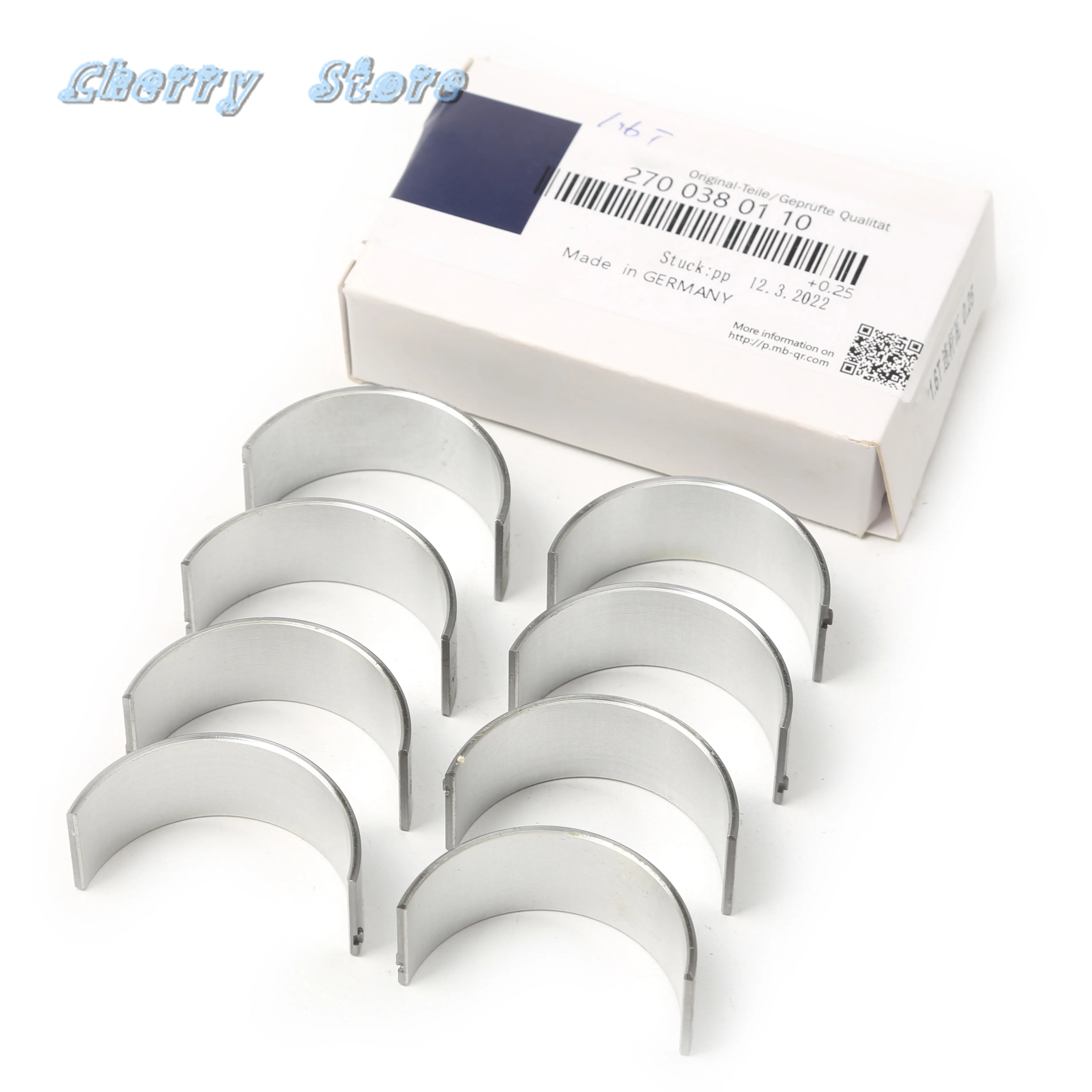 

Car Oversized 0.25MM Connecting Rod Bearings For Mercedes-Benz A 180 C 180 CGI CLA 220 4-matic E 200 VITO Tourer 2700300060