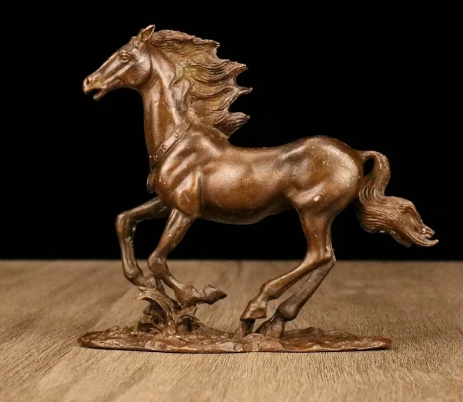 Бронзовая статуэтка лошадь фэншуй