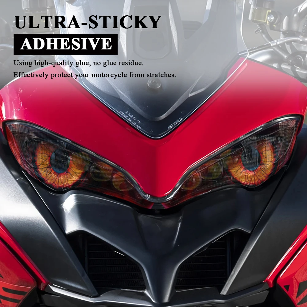 Водонепроницаемая Защитная Наклейка на переднюю фару мотоцикла Ducati Multistrada V2 2022