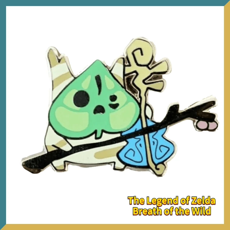 

The Legend of Zelda Breath of The Wild Anime Peripherals Cartoon Brooch Adventure Game Badge Ornament Collection Toy Figure Gift