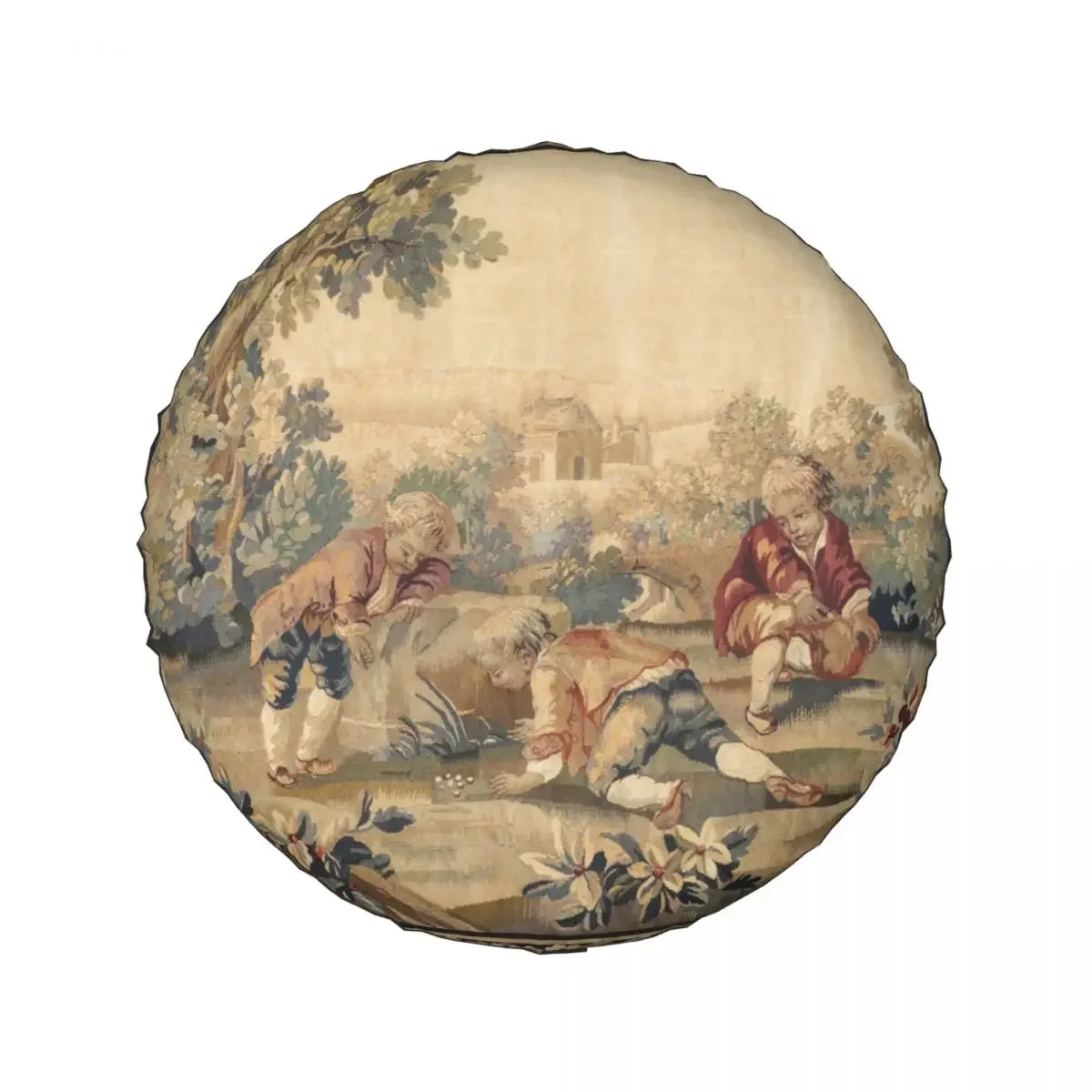 Aubusson античный французский запасной чехол для шин сумка Jeep Honda богемный Племенной