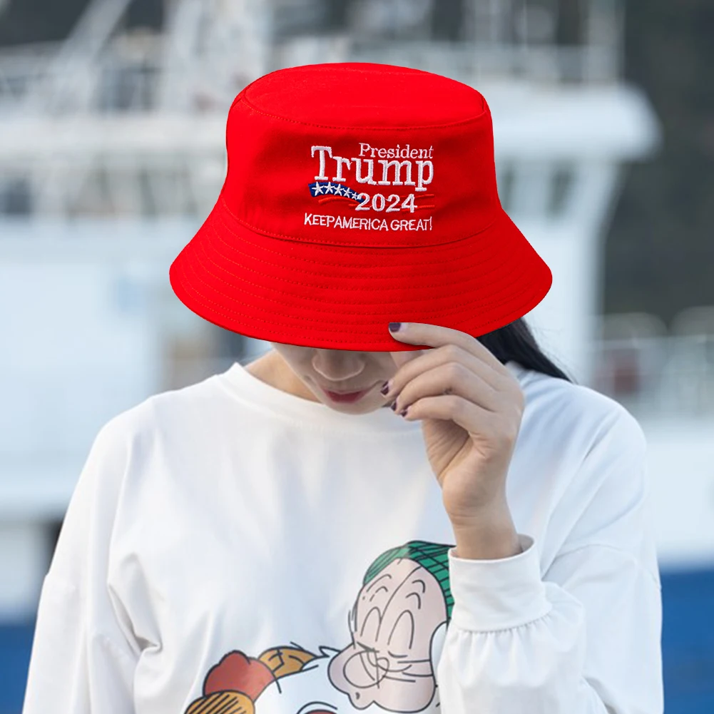 Панама Trump 2024 держите Америку отличная кепка для рыбалки на открытом воздухе