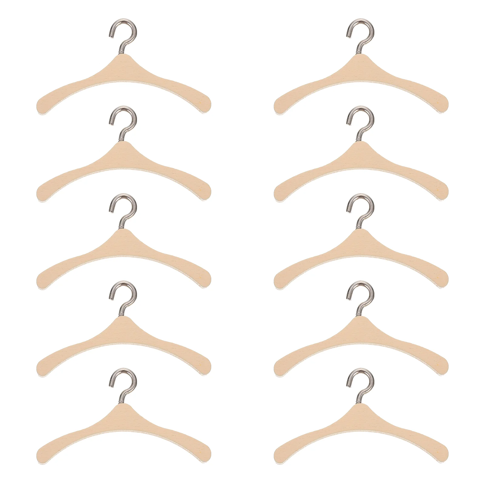 

10 шт., миниатюрные декоративные вешалки для кукольного домика