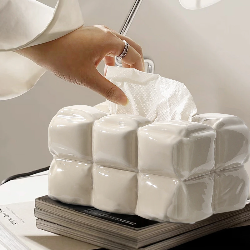 

Креативное искусственное украшение для интерьера в современном стиле, домашний декор, кухонные аксессуары для хранения, эстетичный офисный держатель для салфеток