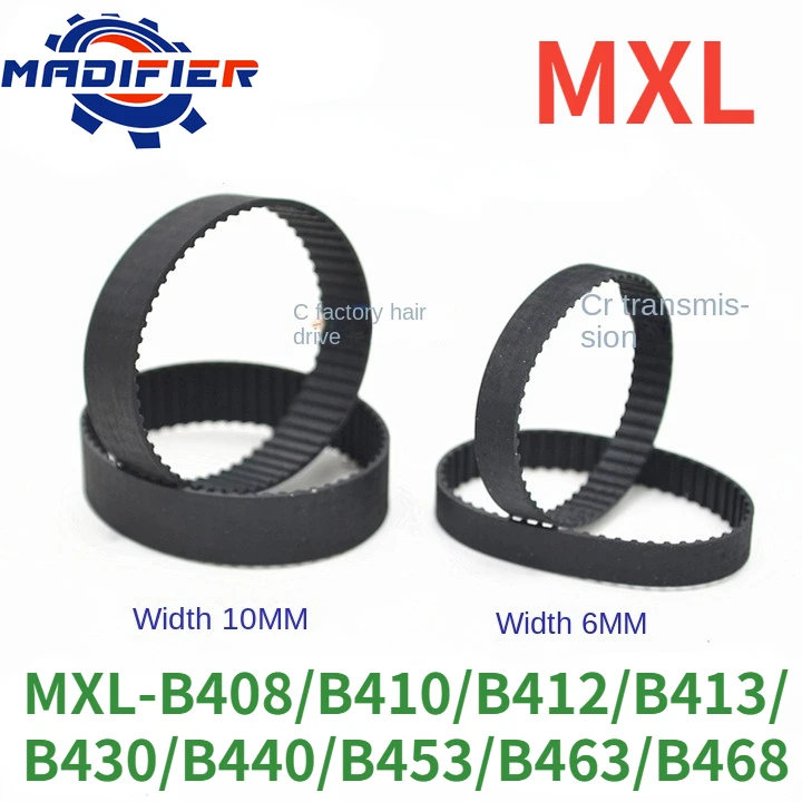 

GKTOOLS MXL Synchronous Timing belt B408MXL/B410MXL/B412MXL/B413MXL/ B430MXL/B440MXL/B453MXL/B463MXL/B468MXL Width6/10mm